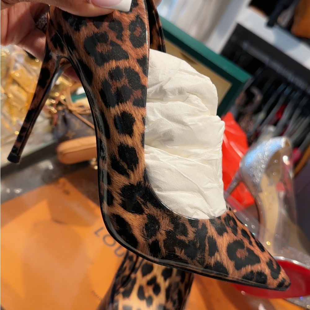 Aldo Brown and Black Stiletto Heels